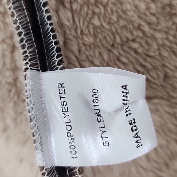 Jodifl Plaid Fleece Renaissance Long Open Vest Size M - Picture 7 of 10